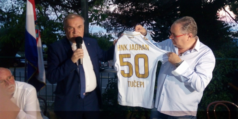 Hajduk se pridružio obilježavanju 50 godina HNK Jadran Tučepi