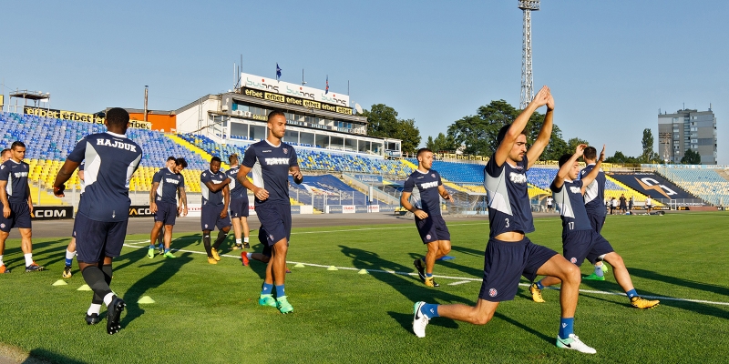 Hajdukovci odradili službeni trening na Georgi Asparuhov stadionu