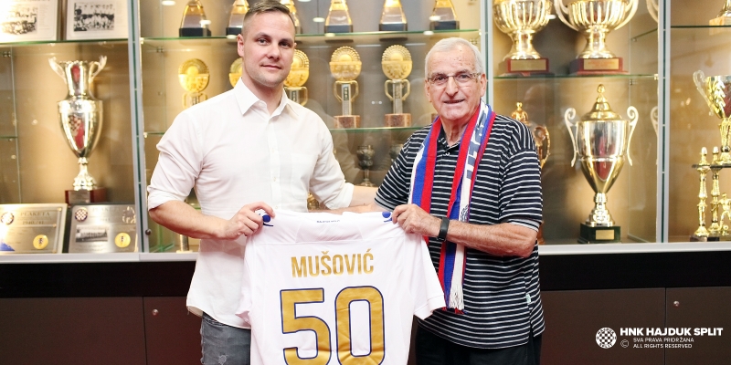 Džemaludin Mušović stigao u posjetu Hajduku