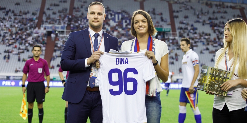 Hajduk na Poljudu ugostio Dinu Levačić