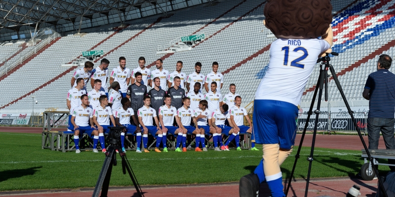 First team's official photo shoot at Poljud for 2017/18