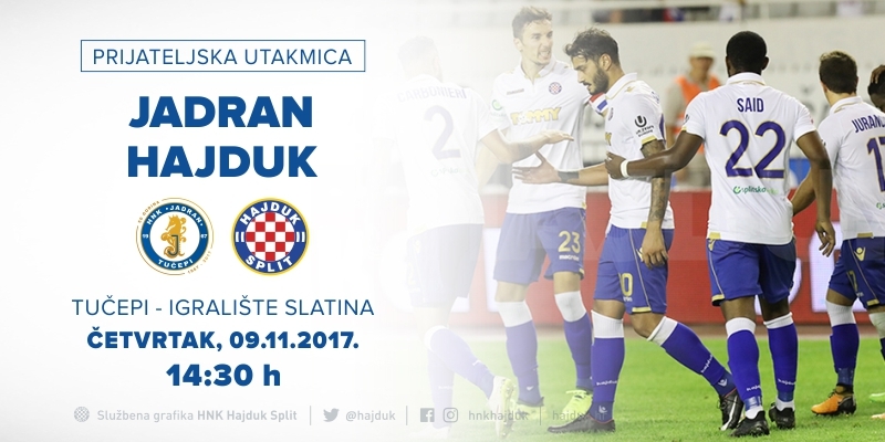 Hajduk team guests on the 50th anniversary of HNK Jadran Tucepi