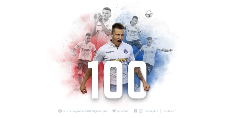 Fran Tudor upisao 100. službeni nastup u Hajdukovom dresu!