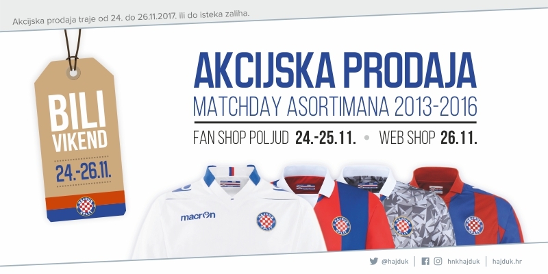 Bili vikend u Hajdukovom Fan shopu!