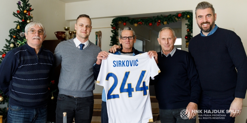 Hajduk representatives visited Ante Sirkovic