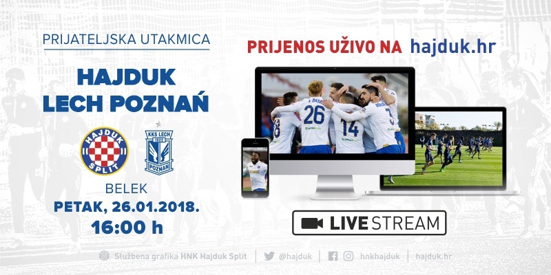 UŽIVO: Hajduk - Lech Poznań