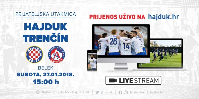 UŽIVO: Hajduk - Trenčin