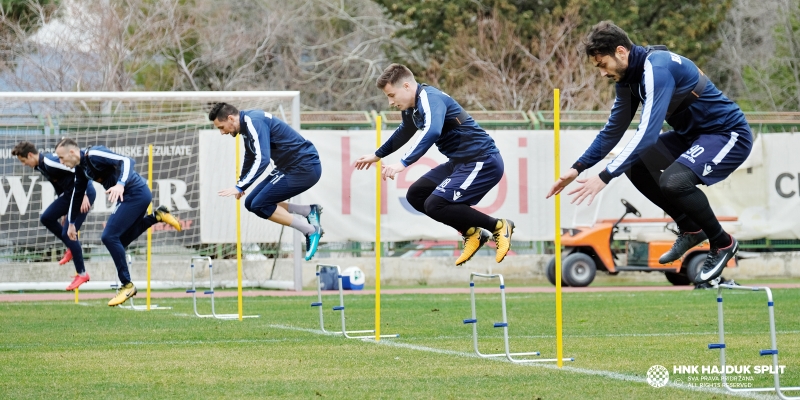 Jutro hajdukovaca na Poljudu: Kružni trening snage, sprintevi s nepotpunim oporavkom...