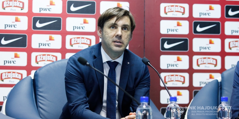 Trener Kopić na konferenciji za medije nakon finala Hrvatskog kupa