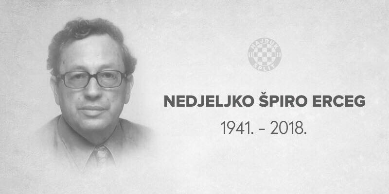 Preminuo Nedjeljko Špiro Erceg, bivši predsjednik Skupštine Hajduka