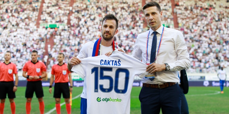 Caktaš's 150 games: 45 goals, 15 assists, 81 minute per game