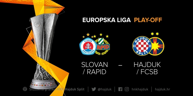 Europa League Playoff draw: Hajduk or FCSB vs Slovan or Rapid