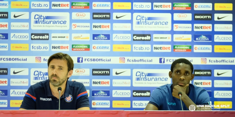 Pre-match press conference: coach Željko Kopić and Hamza Barry