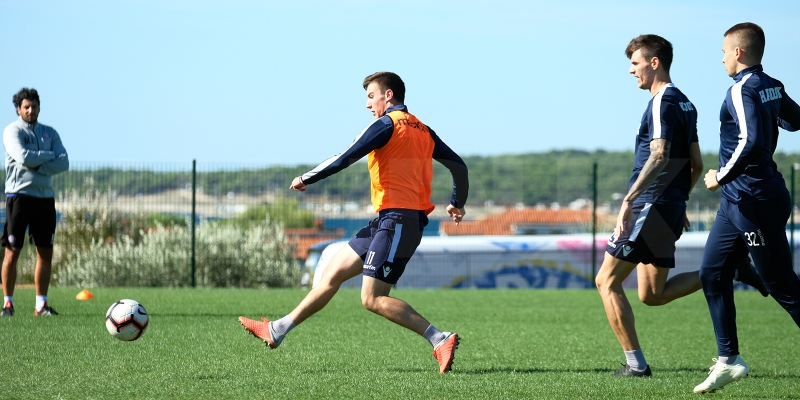 Hajdukovci u Medulinu odradili posljednji trening uoči polaska u Zagreb