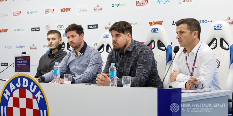 Konferencija za medije udruge Naš Hajduk