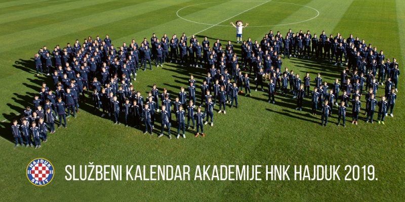 U prodaji kalendar Hajdukove Akademije za 2019. godinu!
