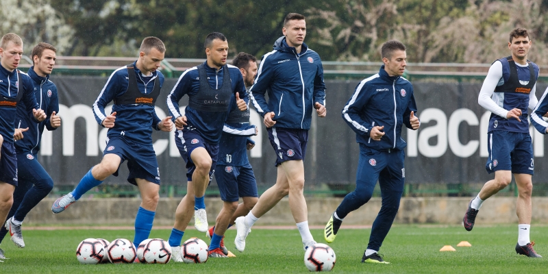 Hajduk preparing for the match with Lokomotiva