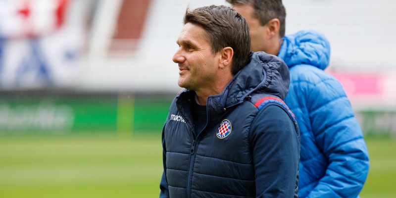 Konferencija za medije nakon pobjede Hajduka protiv zaprešićkog Intera...