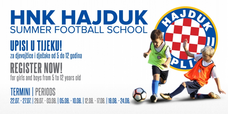Domagoj Bradarić poziva na HNK Hajduk Summer Football School
