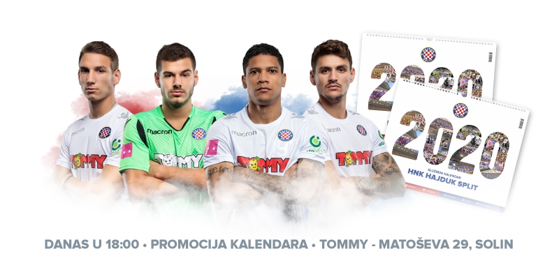 Promocija službenog kalendara danas u Tommyju u Solinu