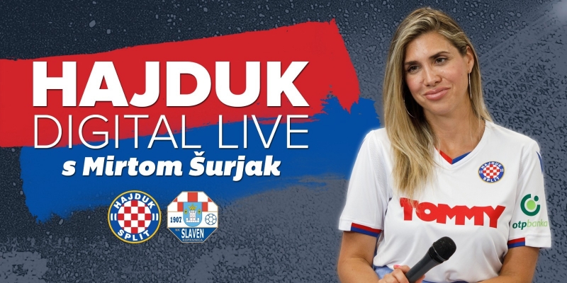 Hajduk Digital Live uoči i nakon utakmice Hajduk - Slaven Belupo 2:2