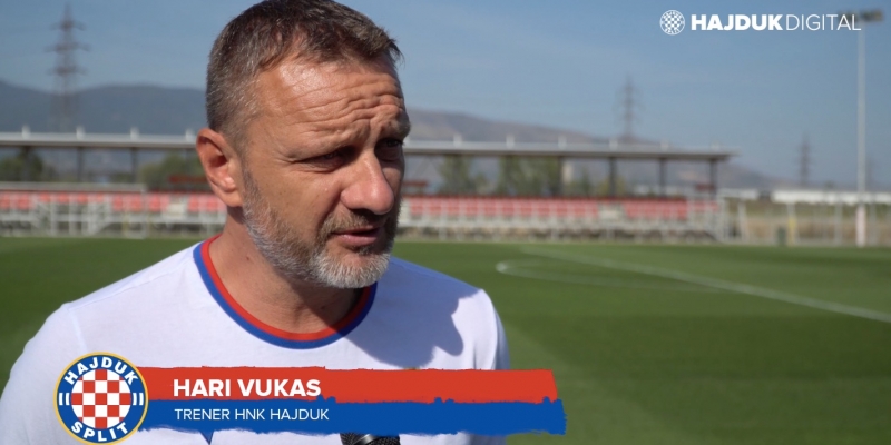 Trener Hari Vukas uoči utakmice Renova - Hajduk