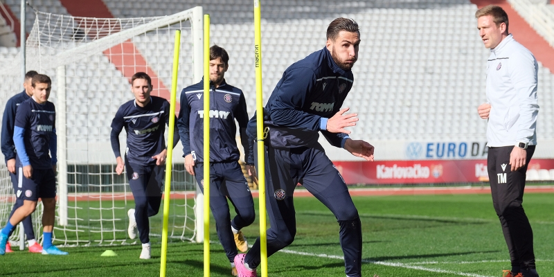 Bijeli na Poljudu odradili posljednji trening uoči dvoboja u Varaždinu