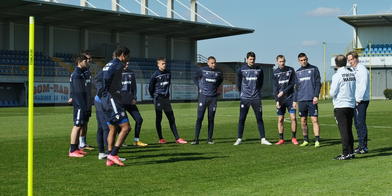 Jutarnji trening u Lučkom: Bijeli nakon pobjede u Rijeci nastavili s pripremama za Zagreb