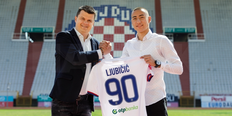 Marin Ljubičić potpisao dugoročni ugovor s Hajdukom: Ovo je privilegija, poseban dan u životu