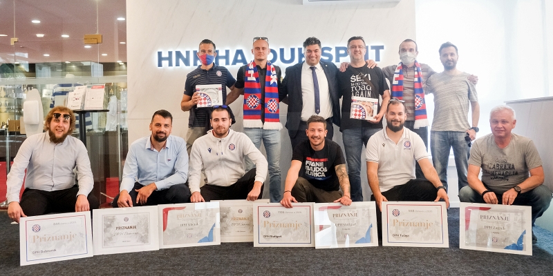 Dodjela priznanja Društvima prijatelja Hajduka: Najveće priznanje nam je biti uz Klub!