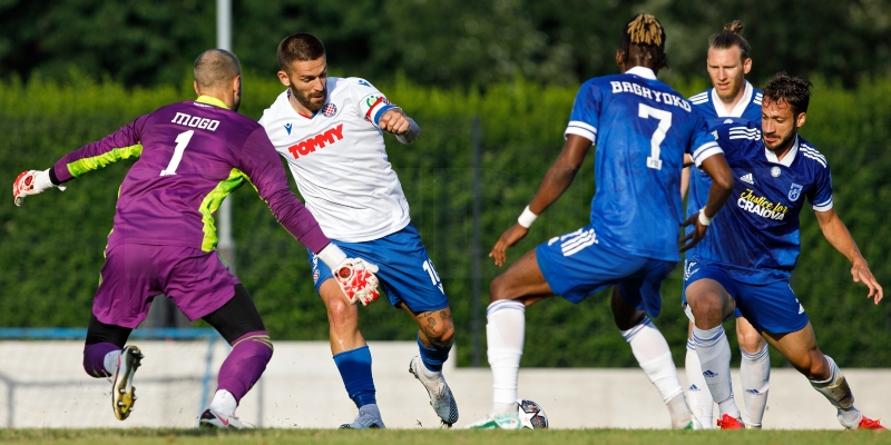 Sažetak utakmice: Hajduk FCU Craiova 1948 2:1