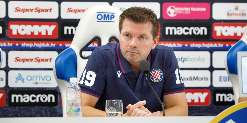 Trener Gustafsson uoči utakmice Hajduk - Šibenik