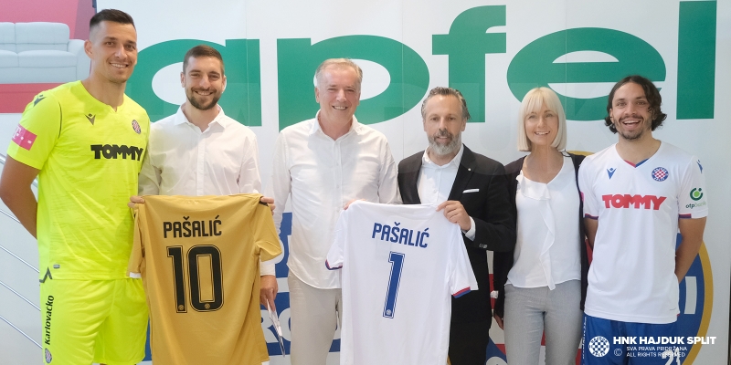 Produženje dugogodišnje suradnje: Hajduk i tvrtka Apfel u Makarskoj potpisali novi sponzorski ugovor!