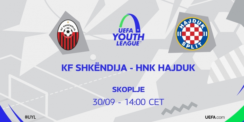 Prvi nastup u UEFA Ligi prvaka mladih: Hajdukovi juniori danas od 14 sati igraju protiv Škendije u Skopju!