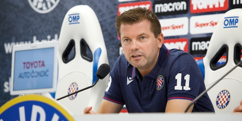 Trener Jens Gustafsson uoči utakmice Slaven Belupo - Hajduk