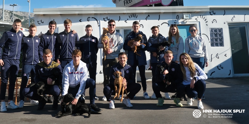 Hajdukovi juniori posjetili zakladu Bestie