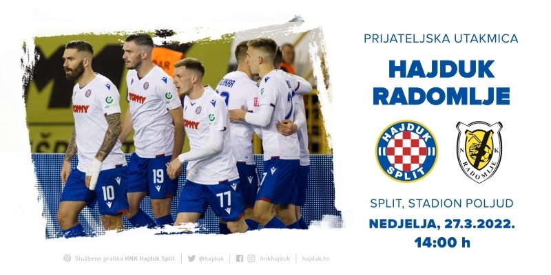 Friendly match: Hajduk vs Radomlje at Poljud