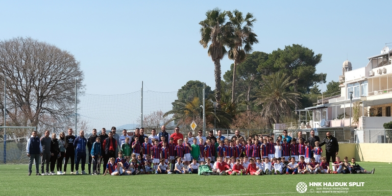 Hajduk nas veže i spaja: Održana selekcija talenata s otoka Hvara, Brača i Korčule