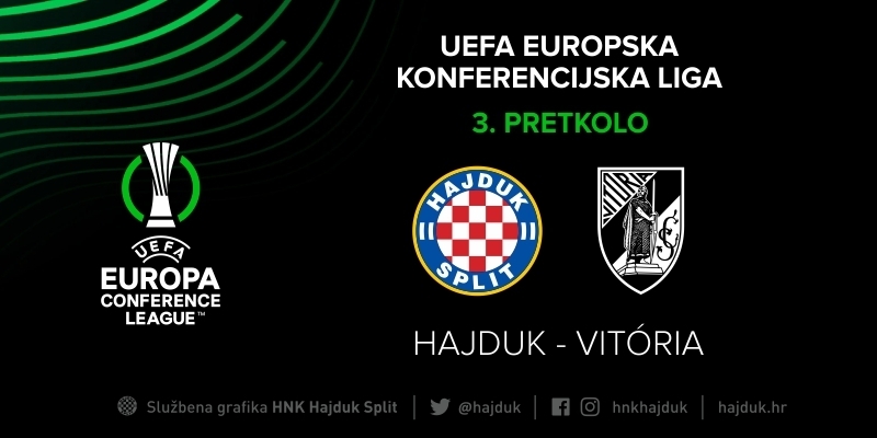 Hajdukov suparnik u 3. pretkolu Konferencijske lige bit će Vitória SC