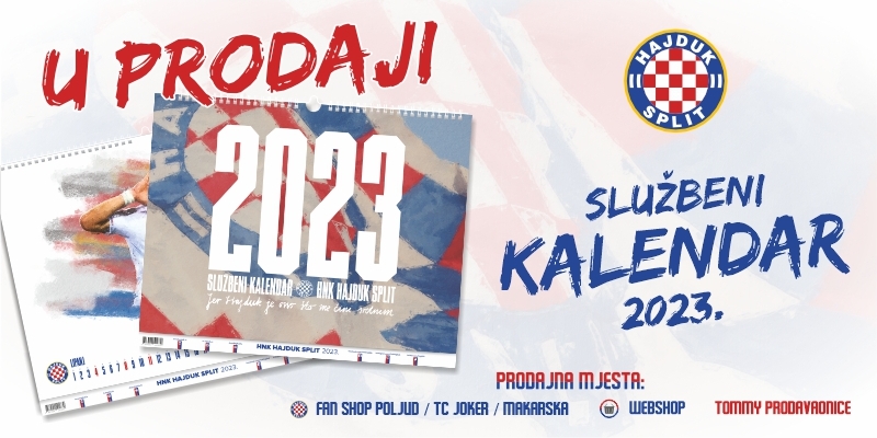 Jer Hajduk je ono što me čini sretnim: Predstavljamo službeni kalendar za 2023. godinu