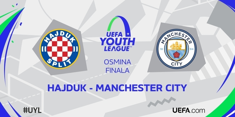 Liga prvaka mladih: Hajduk - Manchester City danas na Poljudu