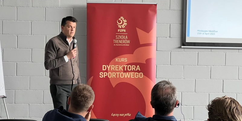 Mindaugas Nikoličius održao predavanje na godišnjem skupu sportskih direktora iz Poljske