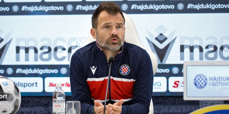 Trener Ivan Leko uoči utakmice Slaven Belupo - Hajduk
