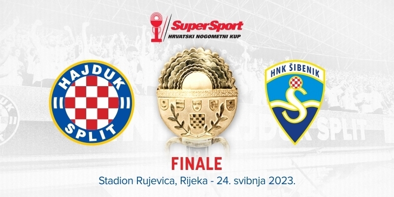 Finale SuperSport Hrvatskog nogometnog kupa: Hajduk u srijedu igra protiv Šibenika na Rujevici!
