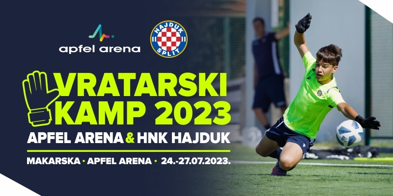 Hajduk u srpnju organizira "Nogometni kamp za vratare" u Apfel Areni u Makarskoj