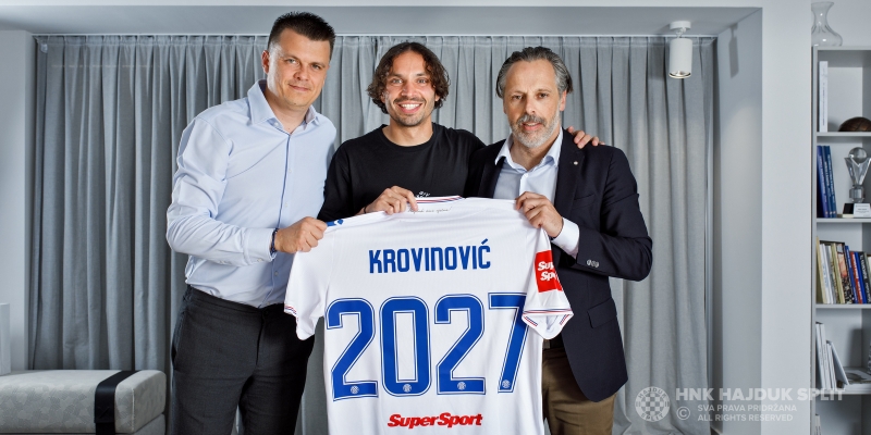 Filip Krovinović produžio vjernost Hajduku do 2027. godine!