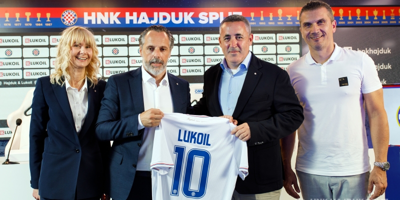 Zajednički pogon vjernosti: LUKOIL postao novi sponzor Hajduka!
