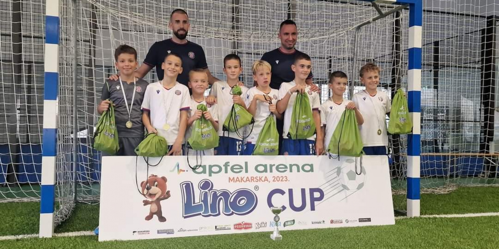 Hajduku po dva prva i druga mjesta na turniru Lino Cup