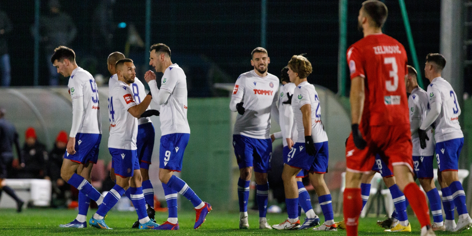 Hajduk uvjerljivo svladao Aluminij u prvoj pripremnoj utakmici u Istri