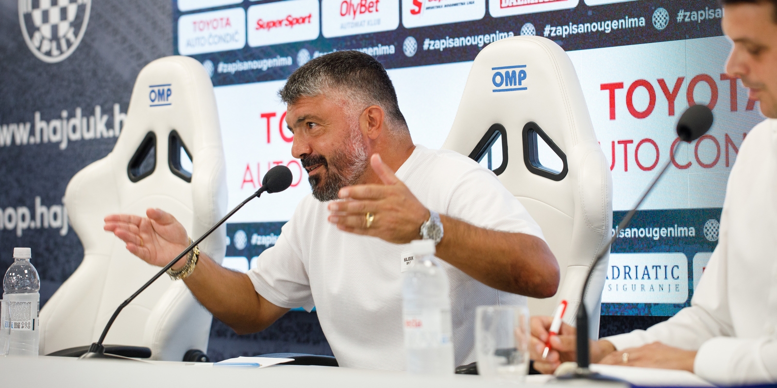 Mister Gattuso i Zvonimir Šarlija uoči utakmice Hajduk - HB Torshavn